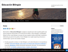 Tablet Screenshot of educacion-bilingue.com